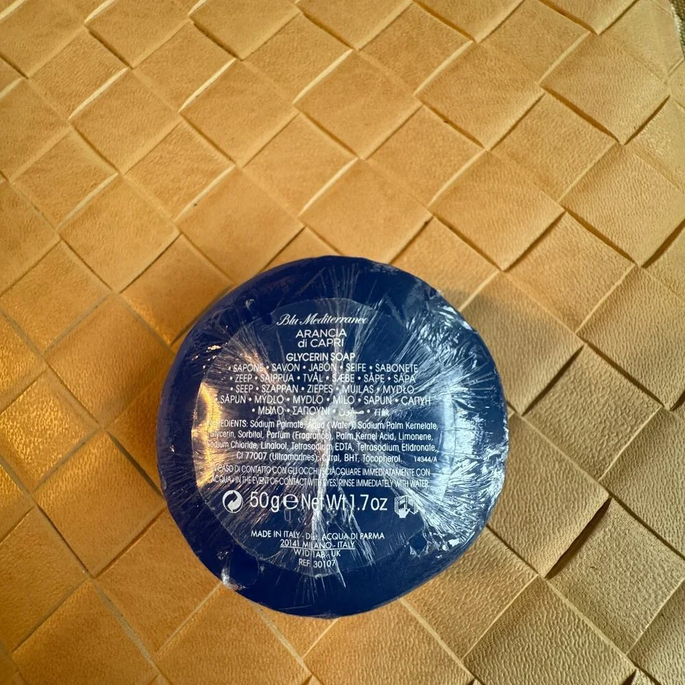 Acqua di Parma Blu Mediterraneo Arancia di Capri Glycerin Soap 1.7 oz New Rare